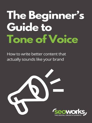 cover image of The Beginner's Guide to Tone of Voice